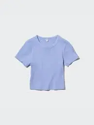 Crop Tee Ribbed